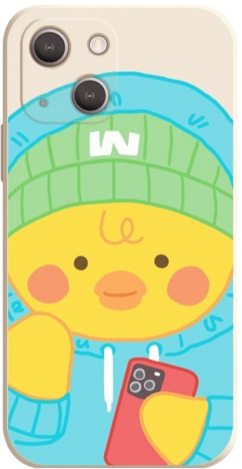 hottmall 可愛連帽鴨手機殼 MOA0960