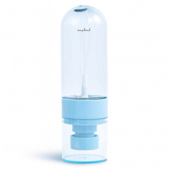 앙플랜트 거꾸로 초미세 미스트 안개 분사 분무기 60ml, 1개, 블루 + 투명