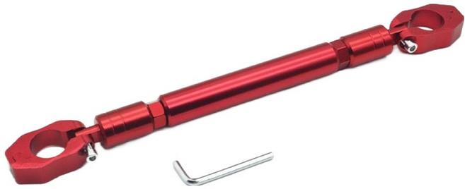 Ez2mk 길이조절 오토바이 핸들 크로스바 MS-1270, 레드, 1개