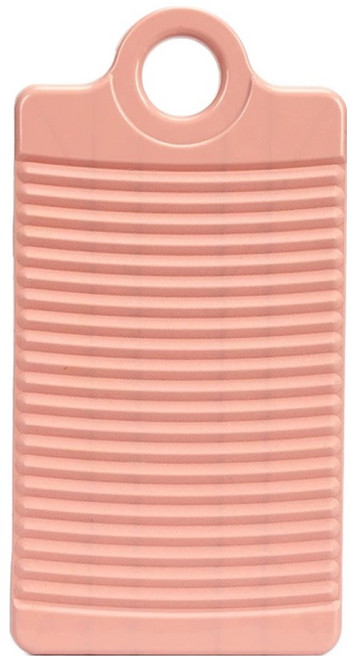 클로버상사 미끄럼방지 세면대 미니 빨래판, 핑크, 1개