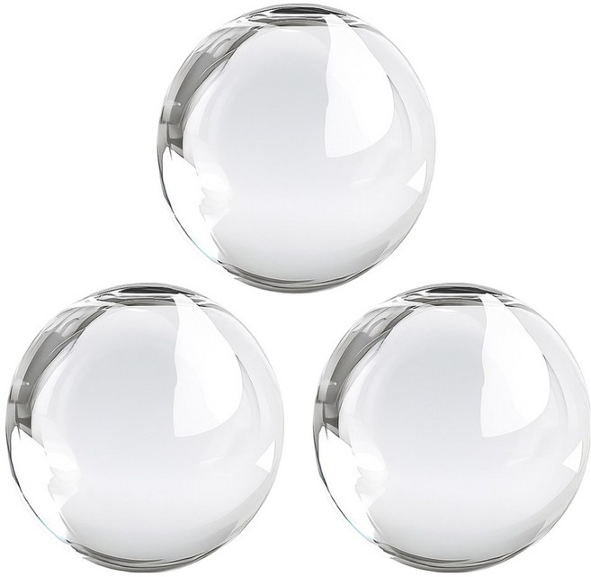 크리스탈 유리 구슬 CD_FID_AL021A 3p, 투명