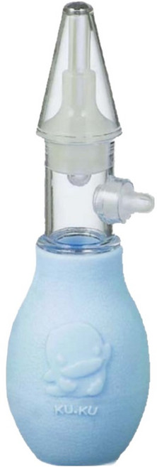 KU.KU Duckbill 酷咕鴨 浮雕防逆流吸鼻器 藍色, 1個, KU5373-001