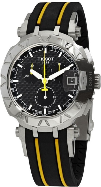 TISSOT 天梭 男款 T Race 計時石英錶 T0924171720100 45mm