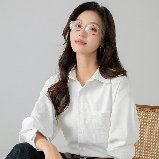 Sunbit 女款 Seetteubi 寬鬆版型襯衫