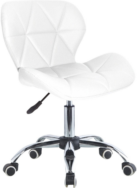 E-home Radar 雷達軟墊電腦椅 PKC013A-wht, 白色