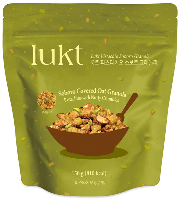 룩트 피스타치오 소보로 그래놀라, 150g, 1개