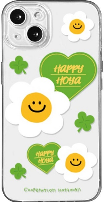 hottmall 幸運草雛菊手機殼 MOA0988