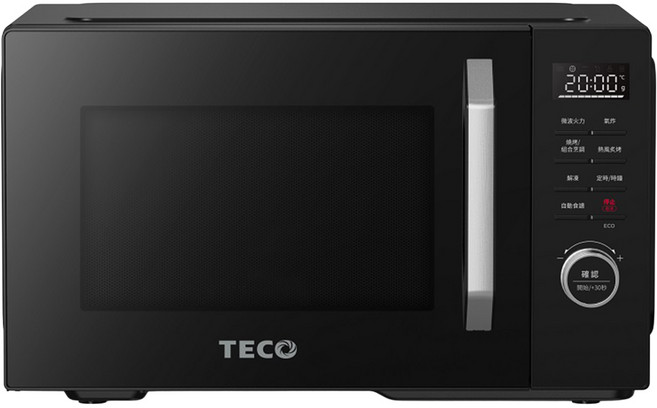TECO 東元 黑大廚 三合一多功能氣炸烤微波爐 23L, YM2302CBB