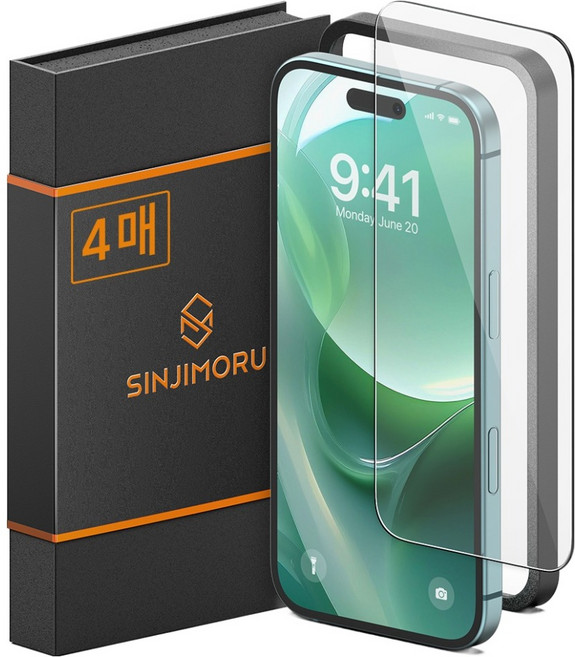 신지모루 신지글래스 2.5D 강화유리 휴대폰 액정보호필름 4p 세트, 1세트