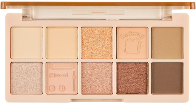 잉가 무드 아이즈 섀도우 팔레트, 코랄 베이킹, 1개