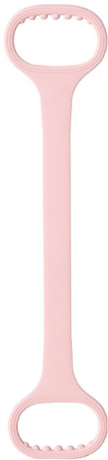 블럭마트 실리콘 일자형 스트레칭 요가밴드, 핑크, 1개