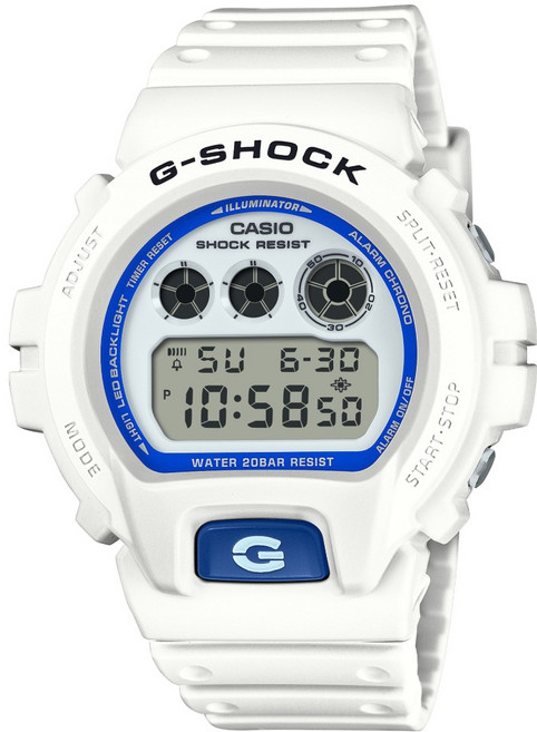 CASIO 卡西歐 G-SHOCK 藍白夏日海洋 磷光 男款電子錶 DW-6900HDS-7DR