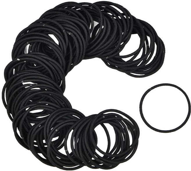 아필코 짱짱한 여성 머리끈 머리 고무줄 50p