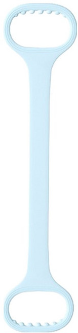 블럭마트 실리콘 일자형 스트레칭 요가밴드, 블루, 1개