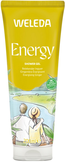 WELEDA 薇蕾德 能量沐浴凝膠 薑, 1個, 200ml