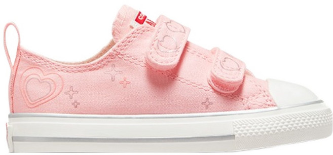 컨버스 아동용 척테일러 올스타 2V 이지 온 OX 운동화 A09120C