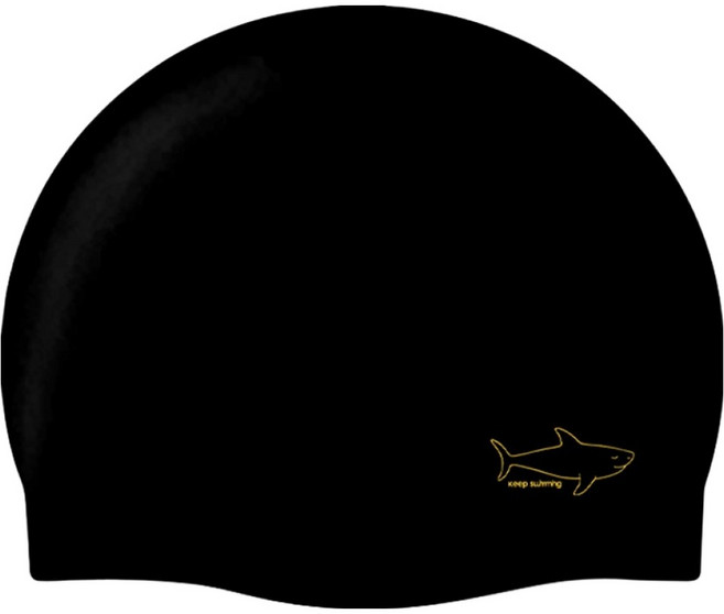 킵스위밍 샤크 프로핏 실리콘 수모, 블랙 골드샤크, 1개