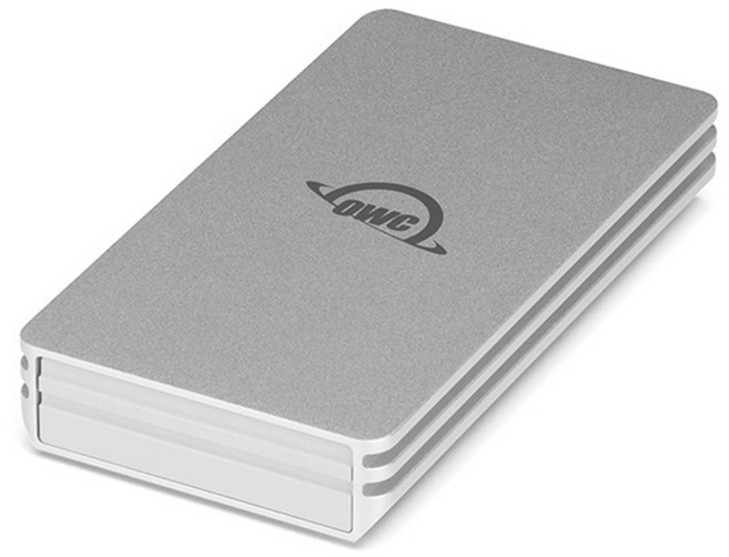 OWC Envoy 便攜式固態硬碟 USB-C 10Gb/s OWCENVS01, 1TB, 銀色