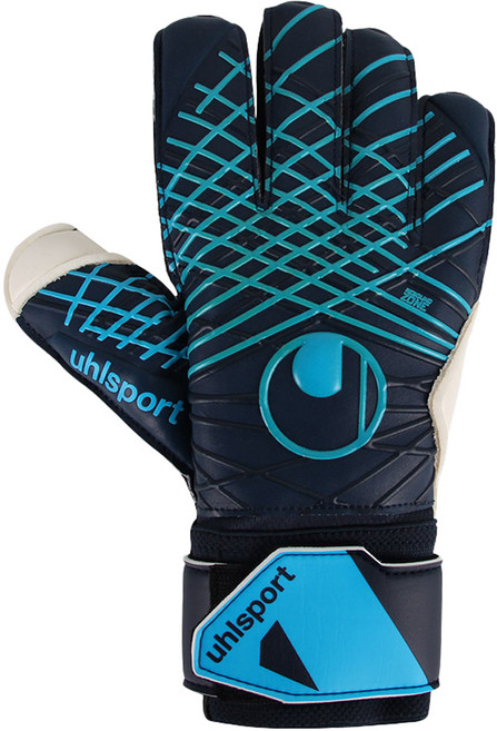 울스포츠 포커스 K Soft Flex Frame GK장갑 UHL-101133601K, 화이트 + 블루 + 블랙, 1개