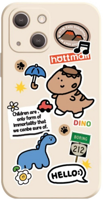 핫티몰 아기공룡 스티커 휴대폰 케이스 MOA0937