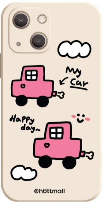 hottmall 粉色兜風手機殼 MOA0933