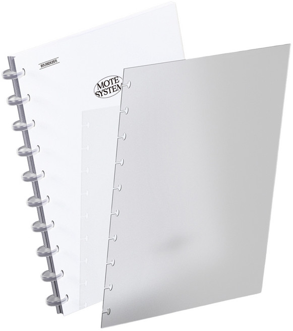 모트모트 B5 기본 바인더 다이어리 플래너 노트 DIY 10공, 화이트, 1개