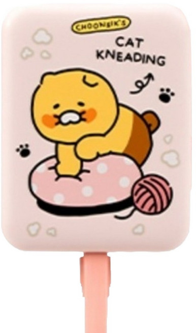 카카오프렌즈 데일리 고속충전 맥세이프 보조배터리 10000mAh, 춘식이 핑크, P24-MSPB10K01