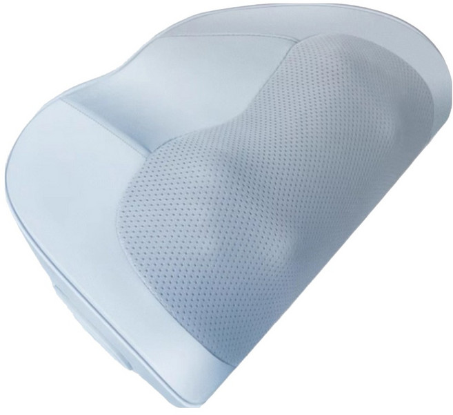 목 안마 베개 무선 충전 온열 마사지기, GD-099, 그레이