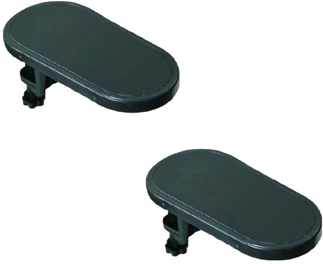 랩앤툴스 책상 팔 받침대 2p, 블랙