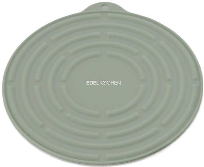 에델코첸 실리콘 냄비받침, 그린, 1개