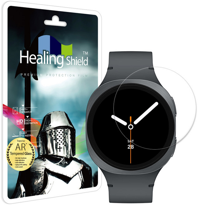 Healing Shield Galaxy Watch 全覆蓋 AR 鋼化玻璃膜, 單一顏色, 1個