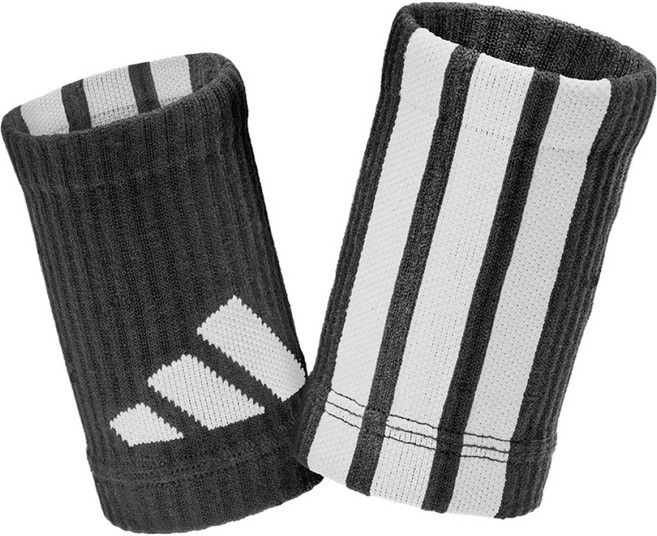 아디다스피트니스 손목 아대 2p, 블랙 + 화이트, 1개