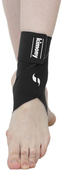 키모니 소프림 발목 보호대, 1개, 블랙