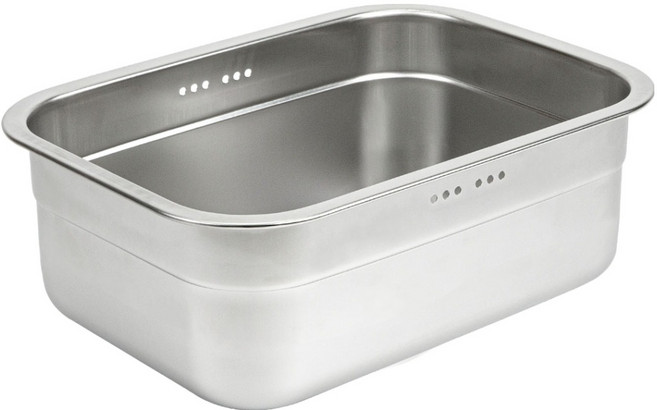 키친플라워 국내산 직사각 스텐탑 304 설거지통 7.3L, 1개