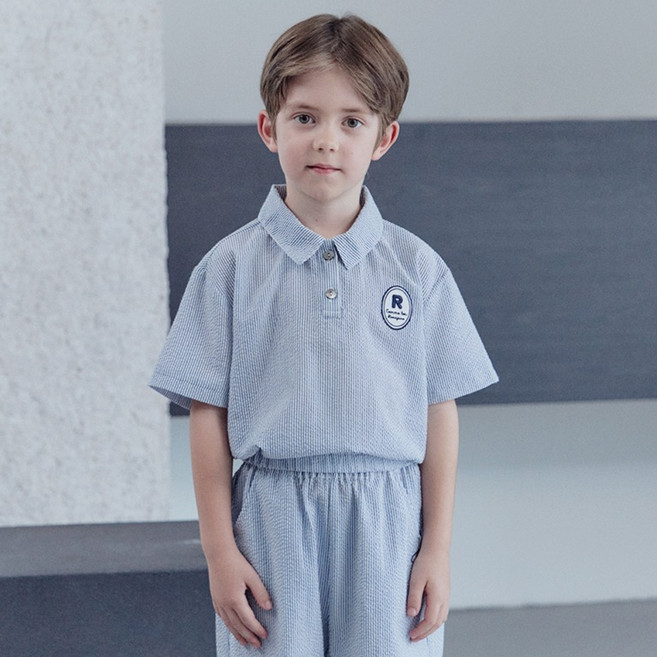 로아앤제인 시어서커 스파클링 셔츠