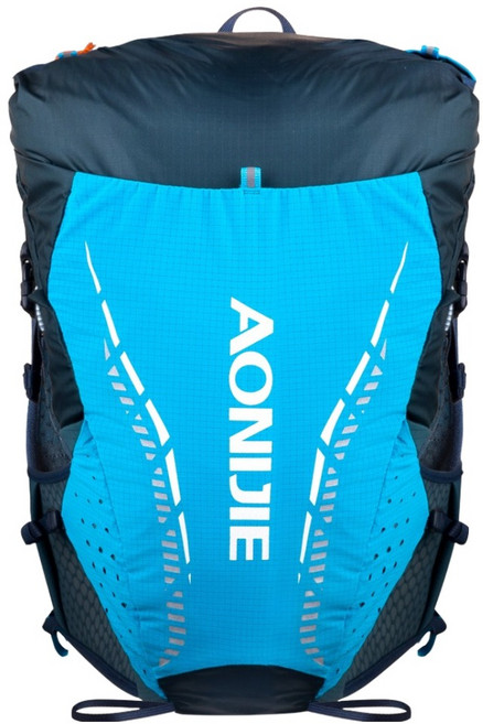 오니지 클레버 V4 초경량 스포츠 베스트 조끼 백팩 18L, 블루, S