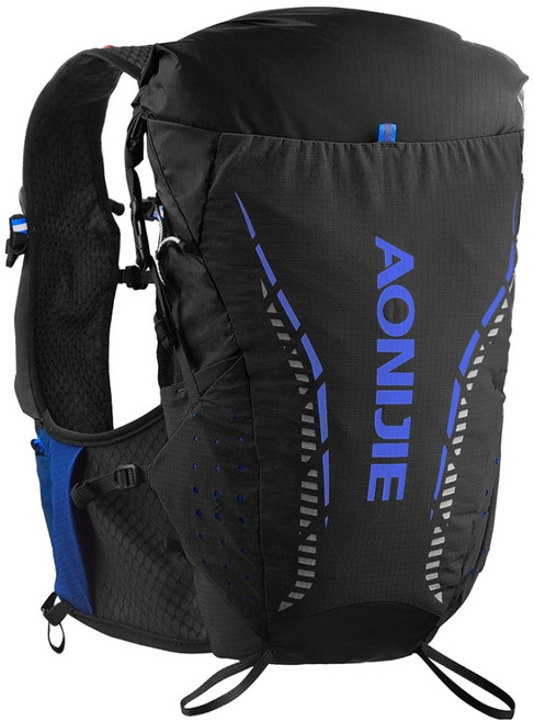 오니지 클레버 V4 초경량 스포츠 베스트 조끼 백팩 18L, 블랙, S