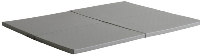 건강한형제들 두 번 접는 악마매트, 그레이, 1개