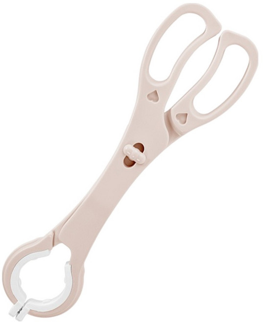 모윰 유아용 젖병 소독 집게, 피치 핑크, 1개