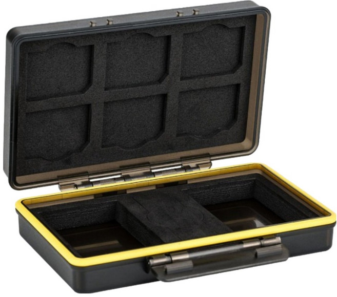 JJC 캐논 R6 R5 mark2 LP-E6 배터리 케이스 카메라 SD카드 보관함, BC-3LPE6, 1개