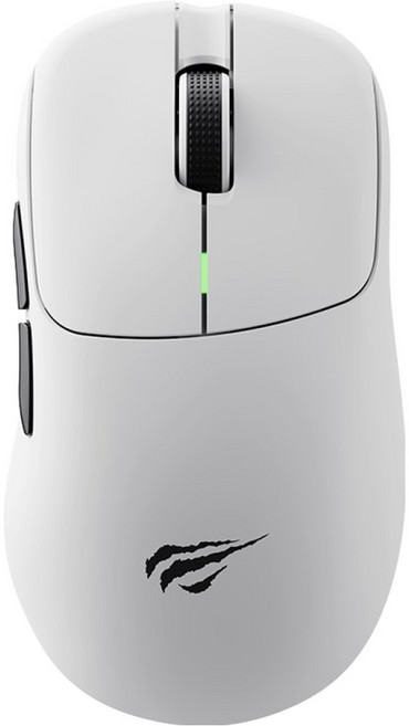 HAVIT 8K 초경량 무선 게이밍마우스 + 커스터마이징 스크린 충전 독 MS955WB PRO-WB, WHITE