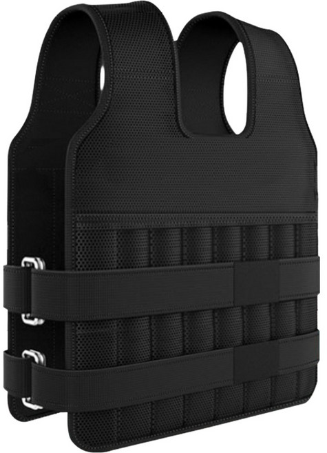 HOME GYM CLUB 居家健身 可調節負重背心, 黑色, 10kg