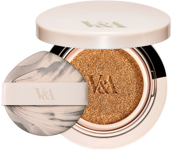 브이앤에이뷰티 롱 웨어 래디언트 쿠션 파운데이션 12g, 01 페어 아이보리, 1개