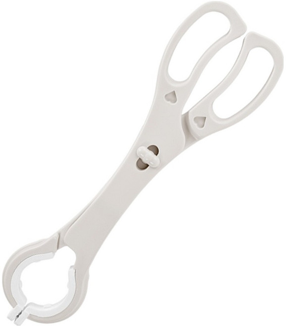 모윰 유아용 젖병 소독 집게, 스노우 화이트, 1개