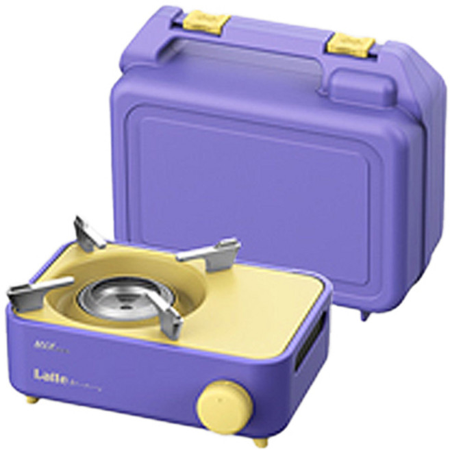 맥선맥스 라떼 휴대용 가스렌지, 블루베리, 1개