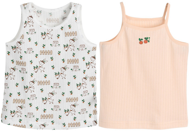 moimoln 幼童用 Rabbito Cool Ever 無袖背心 2件組 M248NSN10P