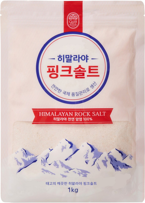 오르코 히말라야 핑크솔트, 1kg, 1개