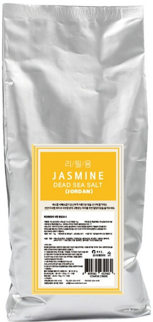바스참 사해소금 자스민 입욕제 리필, 1kg, 1개