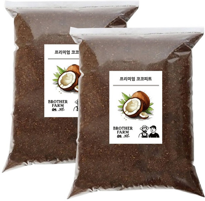 브라더팜 반려동물 코코피트 3L, 혼합색상, 2개