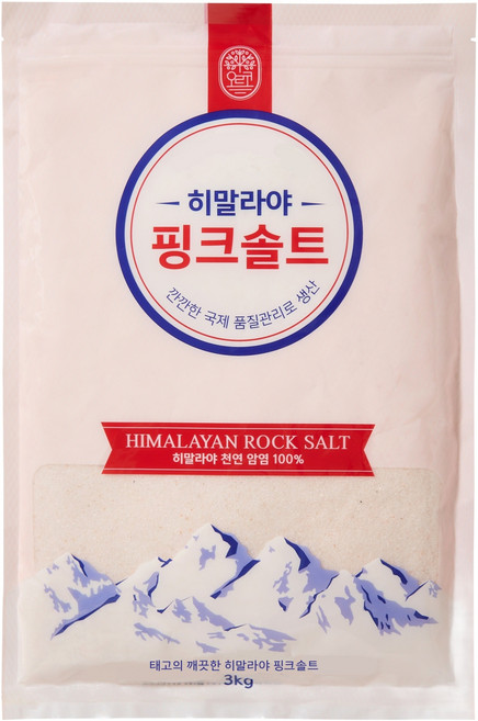 오르코 히말라야 핑크솔트, 3kg, 1개